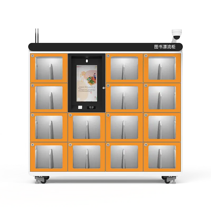 14-Slot Book-Sharing Lockers