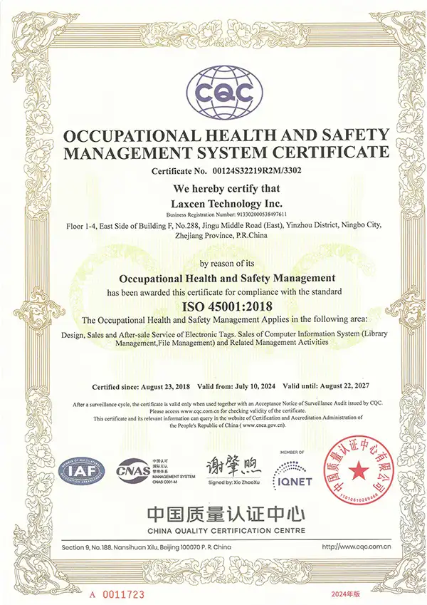 ISO45001-Certificate